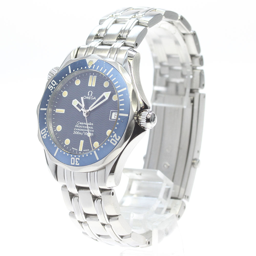 OMEGA Seamaster 300 2551.80 Date Navy Dial Automatic Boy's Watch_847234
