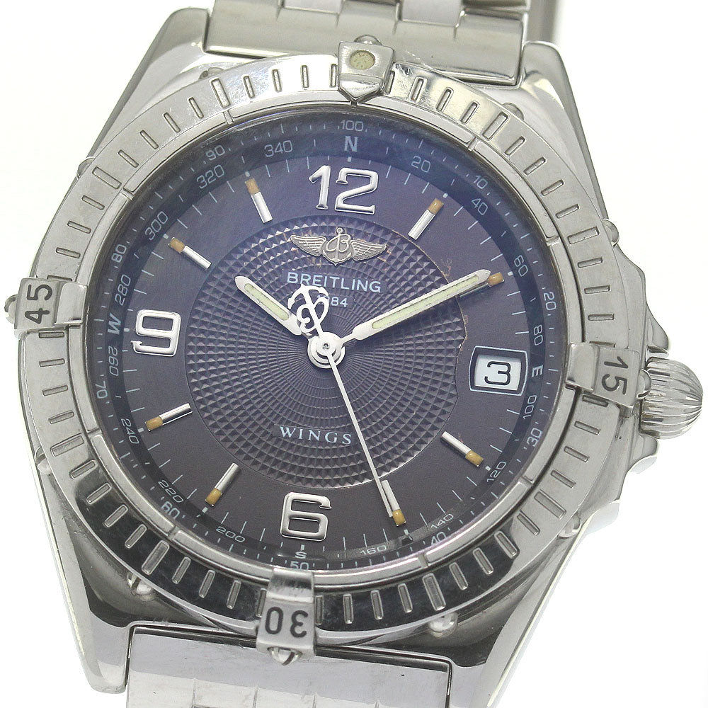 BREITLING Wings A10050 Date gray Dial Automatic Men's Watch_847236