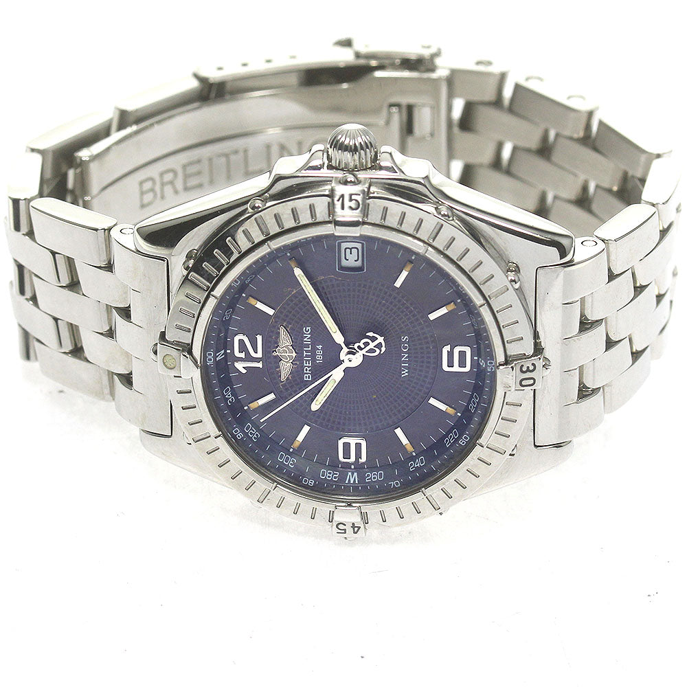 BREITLING Wings A10050 Date gray Dial Automatic Men's Watch_847236