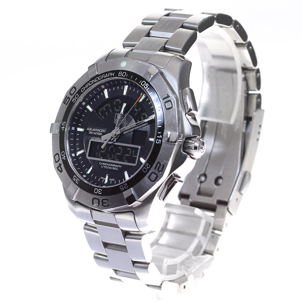 TAG HEUER Aqua Racer Chronometer CAF1010-0 black Dial Quartz Men's Watch_847240
