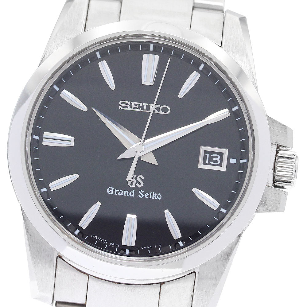 SEIKO Grand Seiko SBGX055/9F62-0AA1 Date black Dial Quartz Men's Watch_847252