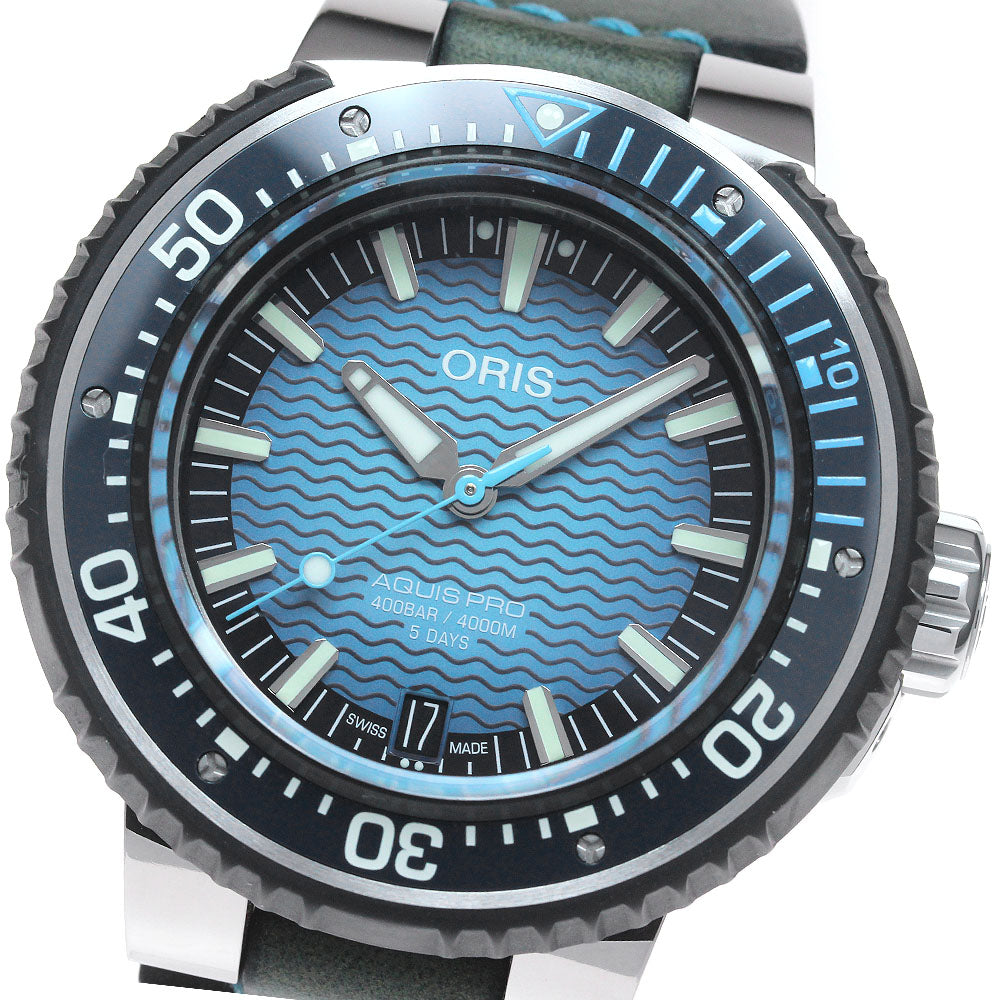 ORIS Aquis Pro 01 400 7777 7155 Date blue Dial Automatic Men's Watch_847257