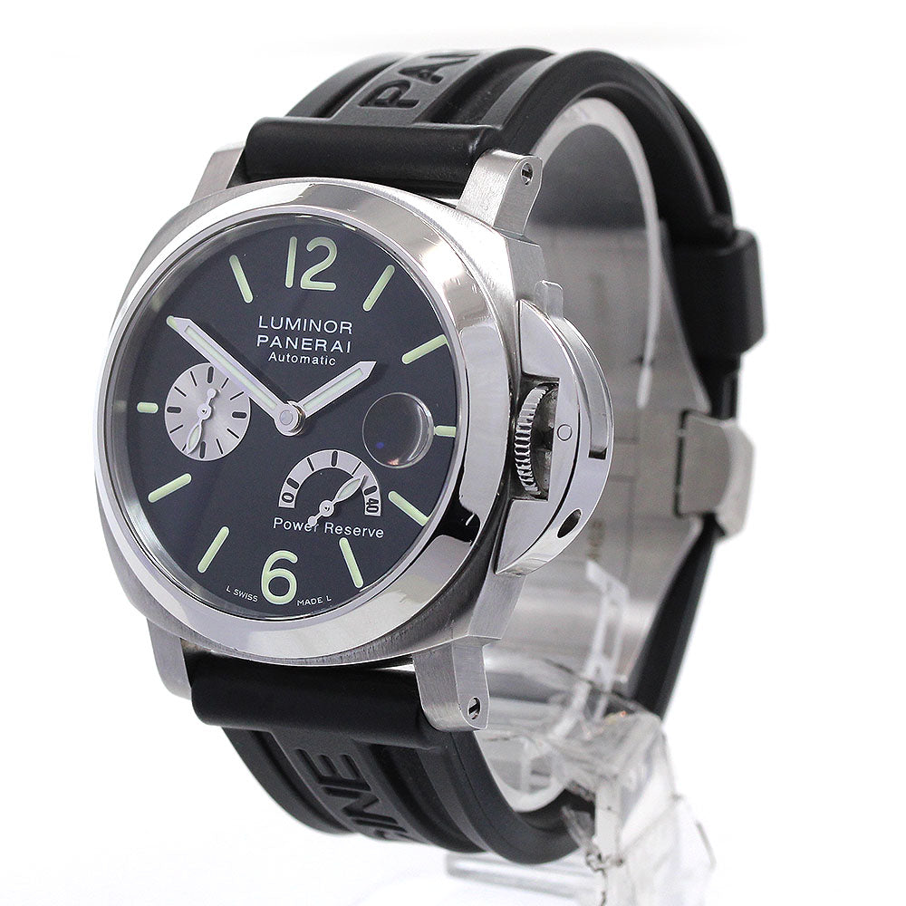 PANERAI Luminor PAM00125 Date power reserve Black Dial Automatic Men's_847269