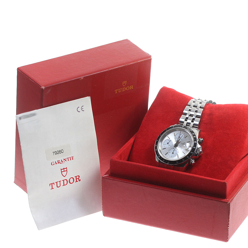 TUDOR Prince Date Chrono Time 79260 White / Silver Dial Automatic Men's Watch_847272