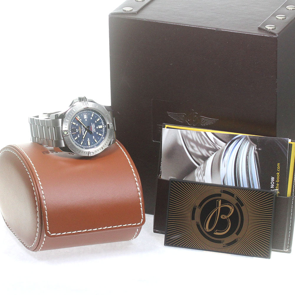 BREITLING Colt A17388 Date blue Dial Automatic Men's Watch_847277