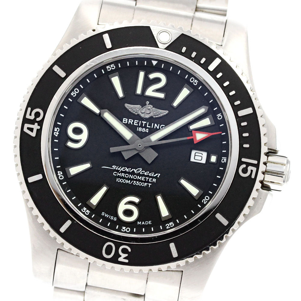BREITLING Super Ocean 44 A17367 Date Black Dial Automatic Men's Watch_847317