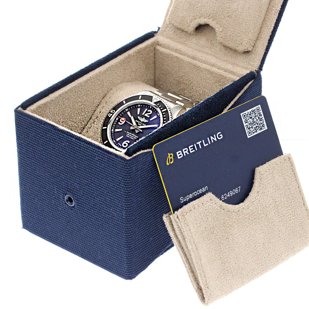 BREITLING Super Ocean 44 A17367 Date Black Dial Automatic Men's Watch_847317