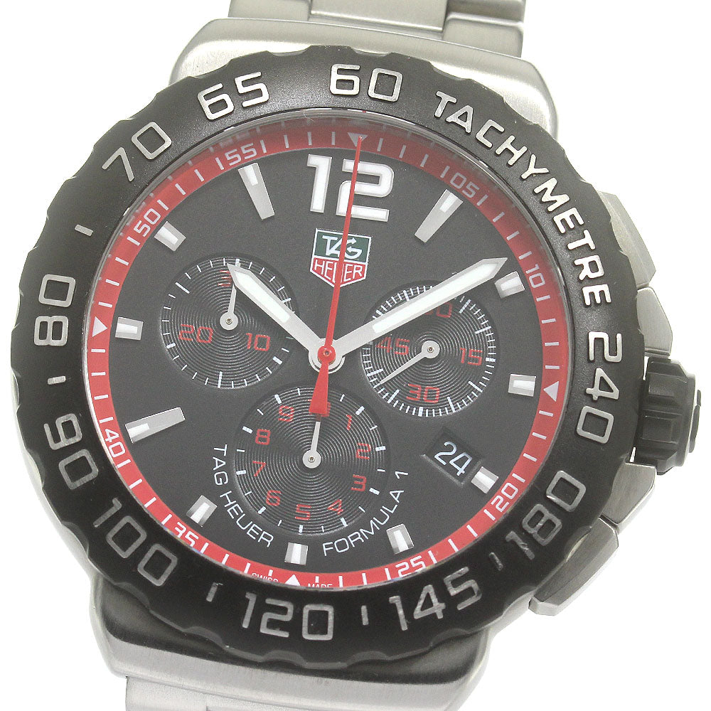 TAG HEUER Formula 1 CAU1116 Chronograph Black Dial Quartz Men's Watch_847339