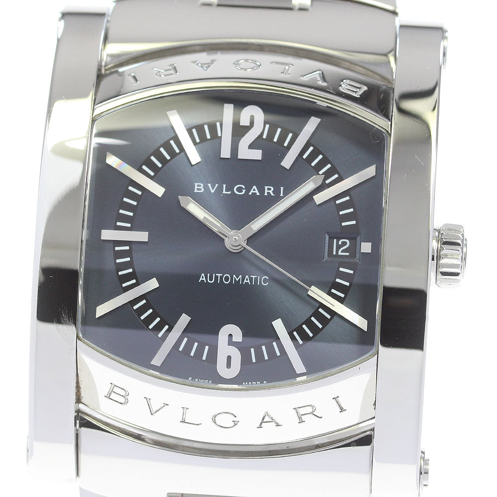 BVLGARI Assioma AA48S Date gray Dial Automatic Men's Watch_847352