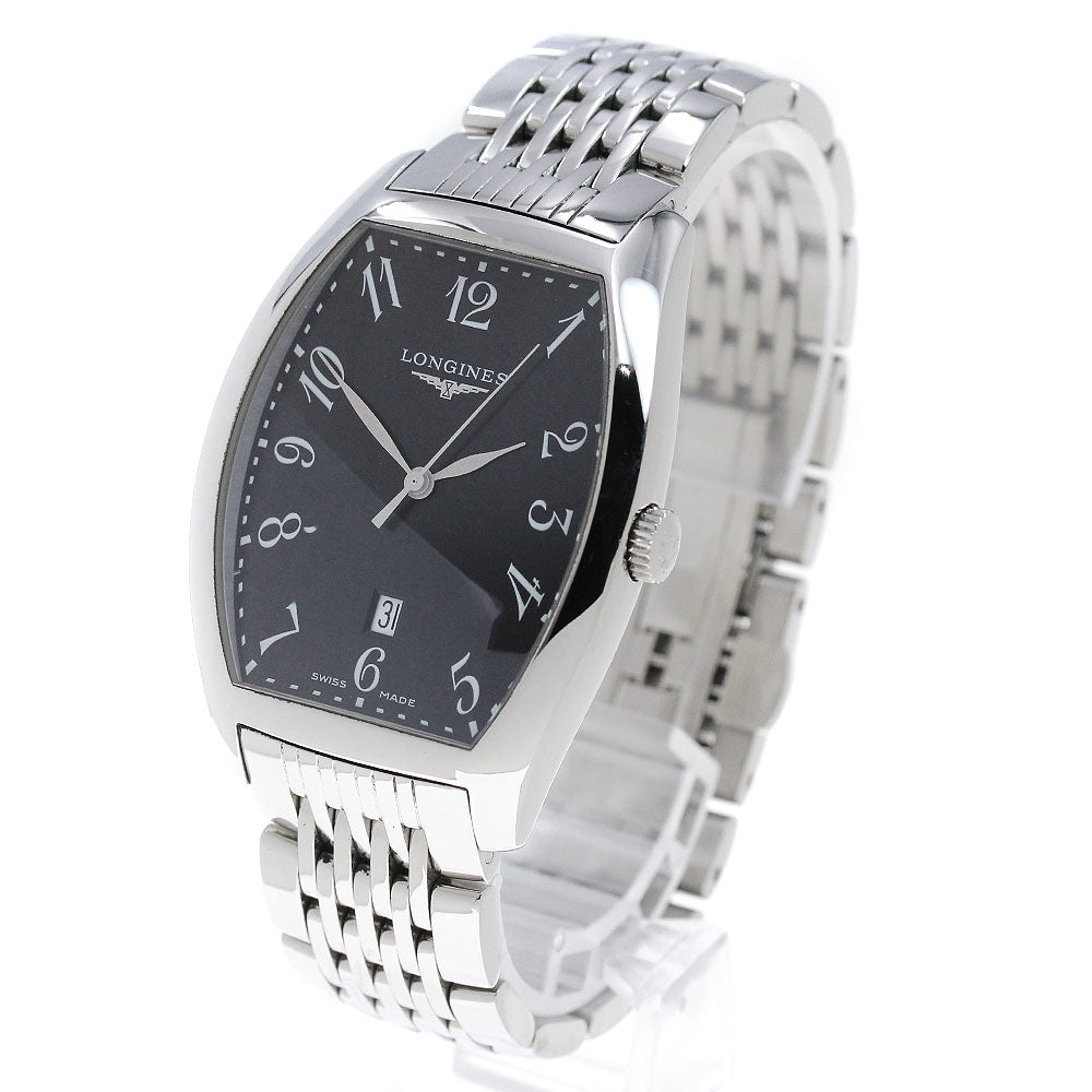 LONGINES Evidenza L2.655.4 Date black Dial Quartz Men's Watch_847354