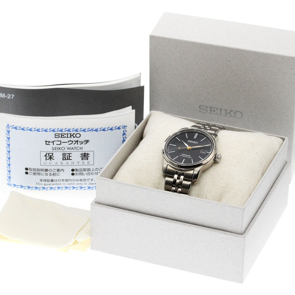 SEIKO Presage SARX107/6R55-00C0 Date Black Dial Automatic Men's Watch_847358