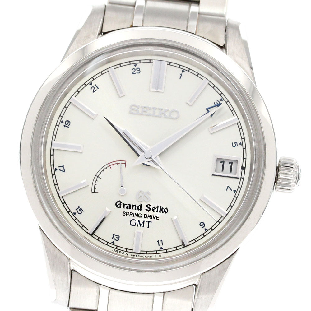 SEIKO Grand Seiko SBGE025/9R66-0AL0 GMT power reserve Silver Dial Spring drive Men's Watch_847375