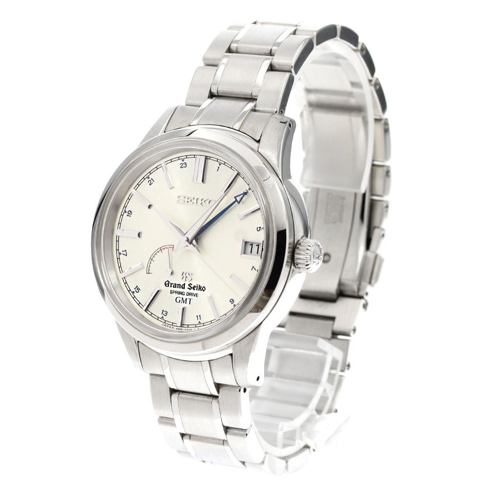 SEIKO Grand Seiko SBGE025/9R66-0AL0 GMT power reserve Silver Dial Spring drive Men's Watch_847375