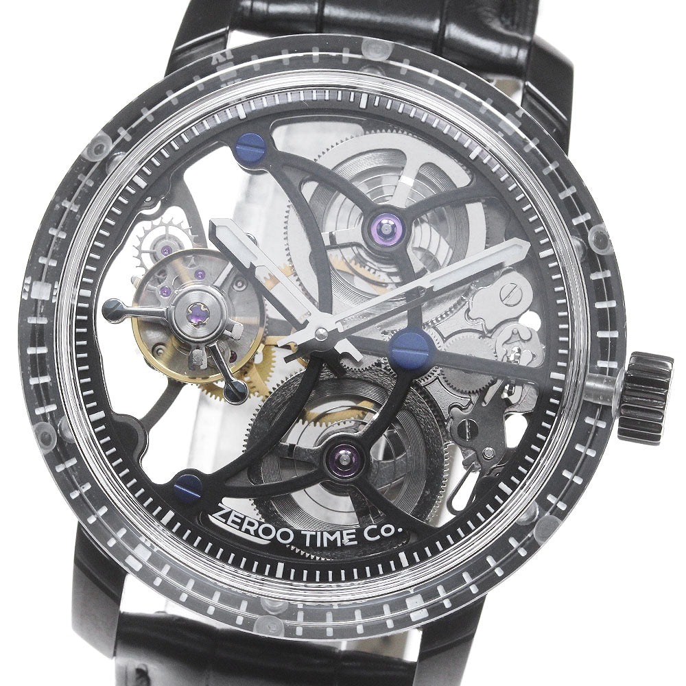 ZEROO T5 THE ARCHER 316L Full skeleton tourbillon skeleton Dial Hand Winding Men's Watch_847420