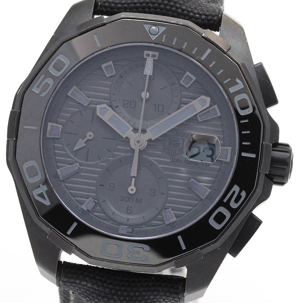 TAG HEUER Aqua Racer Black Phantom CAY218B Caliber 16 Automatic Men's_847458