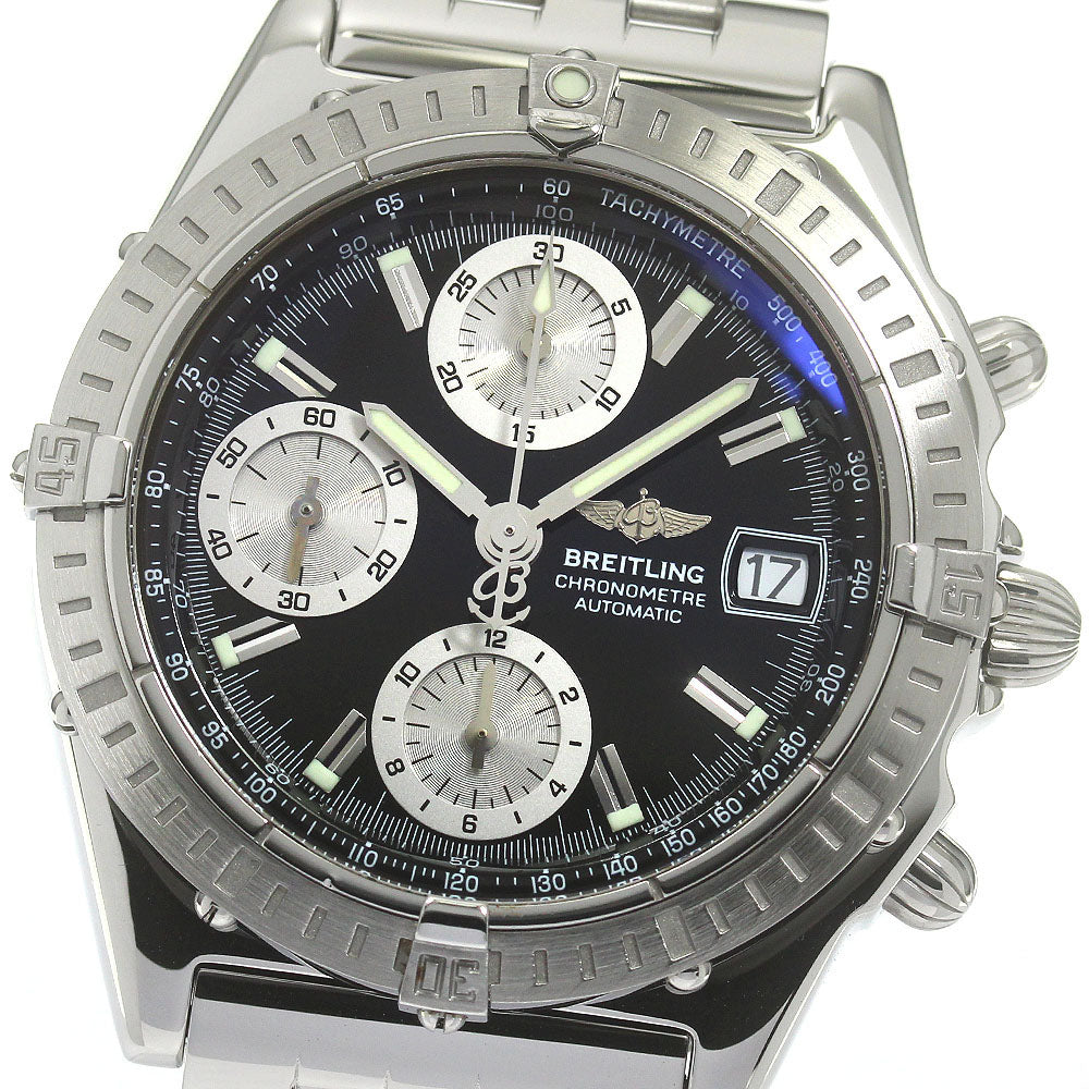 BREITLING Chronomat A13352 Chronograph Date black Dial Automatic Men's_847471