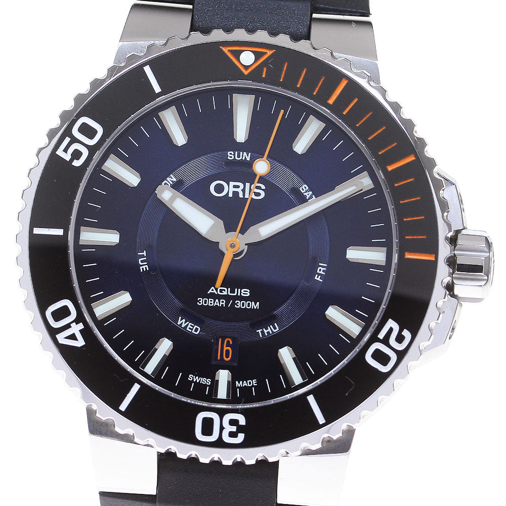 ORIS Aquis Staghorn Restoration Limited Edition 7734 Navy Dial Auto Men's_847478