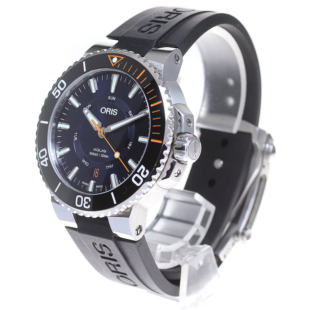 ORIS Aquis Staghorn Restoration Limited Edition 7734 Navy Dial Auto Men's_847478
