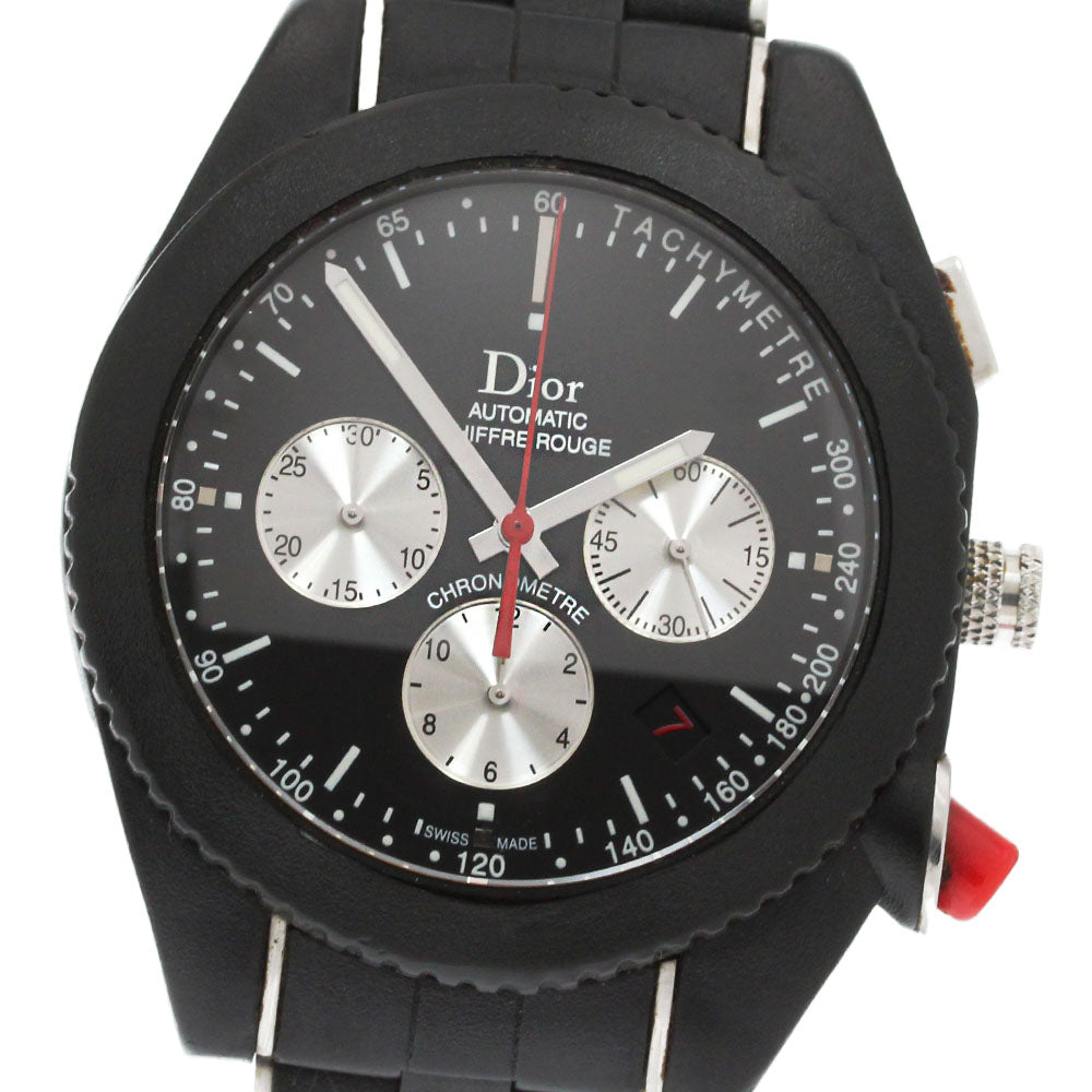 Dior Dior Chiffle Rouge Chrono Black Time CD084840R001 Automatic Men's_847517