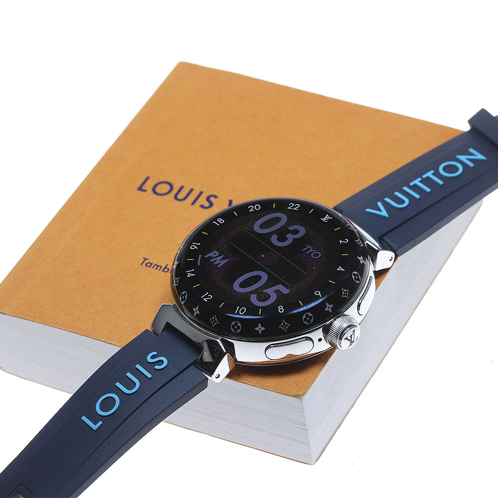 LOUIS VUITTON Tambour Horizon Light Up QAD00Z Quartz Men's Watch_847519