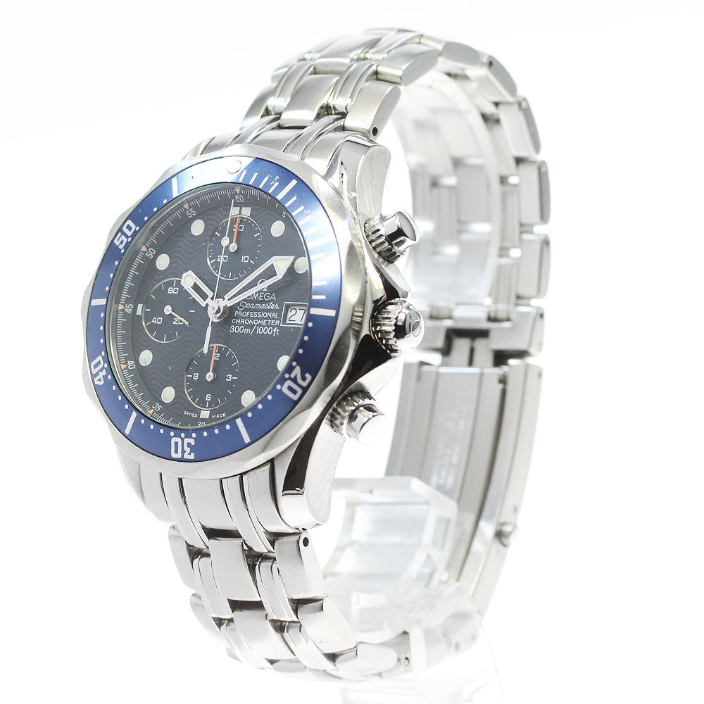 OMEGA Seamaster300 2599.80 Date Chronograph Navy Dial Automatic Men's_847526