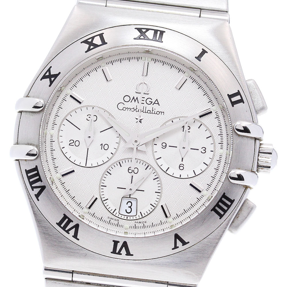 OMEGA Constellation 1542.30 Chronograph Date Silver Dial Quartz Men's _847535