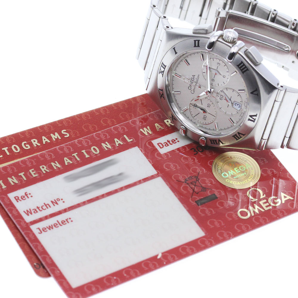 OMEGA Constellation 1542.30 Chronograph Date Silver Dial Quartz Men's _847535