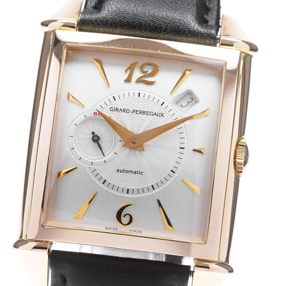 GIRARD PERREGAUX Vintage 1945 25835-52-161 K18PG small second AT Men's_847574