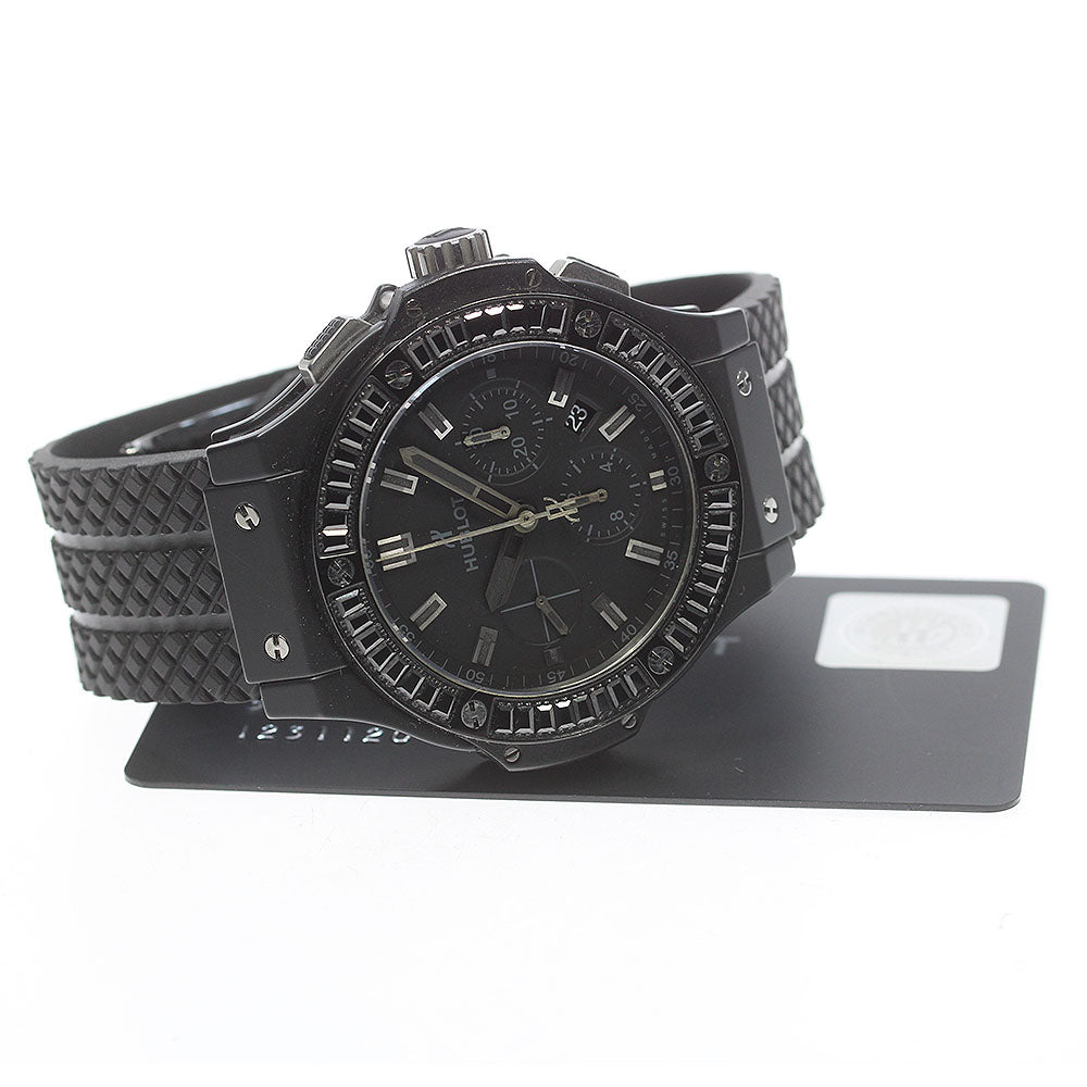 HUBLOT big bang evolution ice bang 301.CK.1140.RX After diamond bezel black Dial Automatic Men's Watch_847580