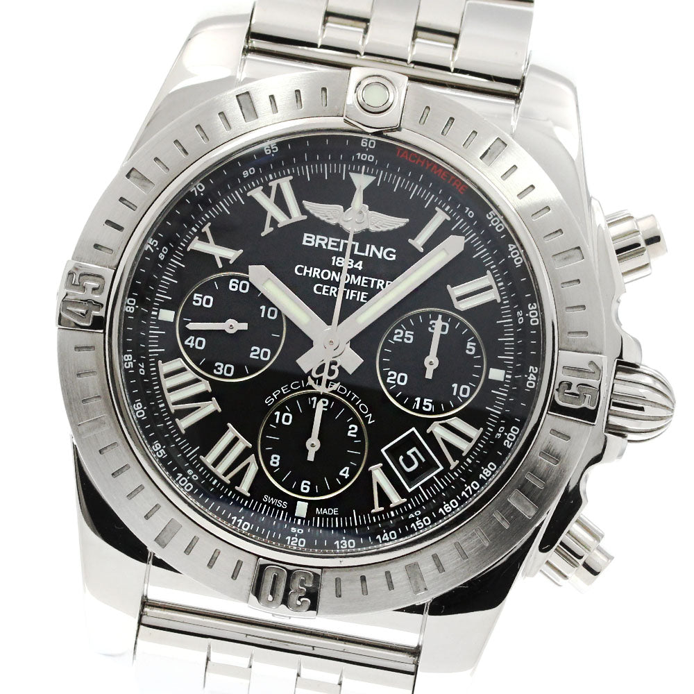 BREITLING Chronomat 44 AB0115 Japan limited Black Dial Automatic Men's_847607