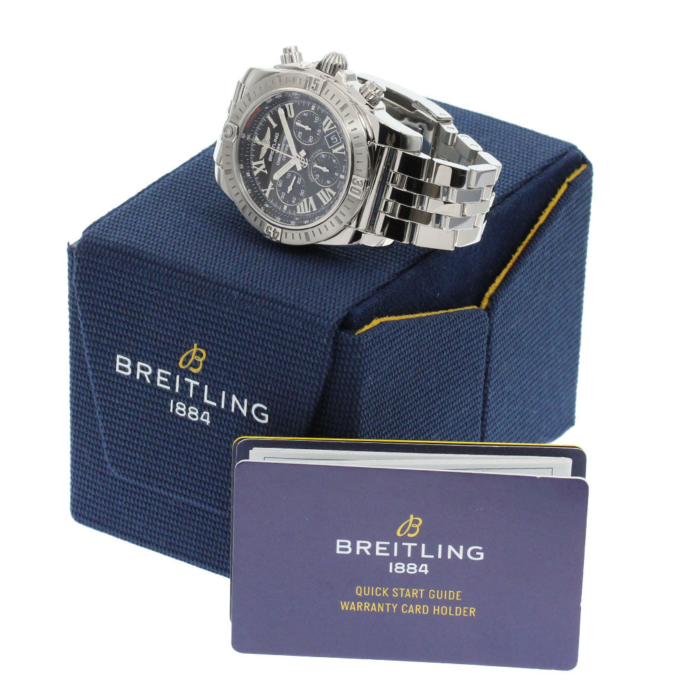 BREITLING Chronomat 44 AB0115 Japan limited Black Dial Automatic Men's_847607