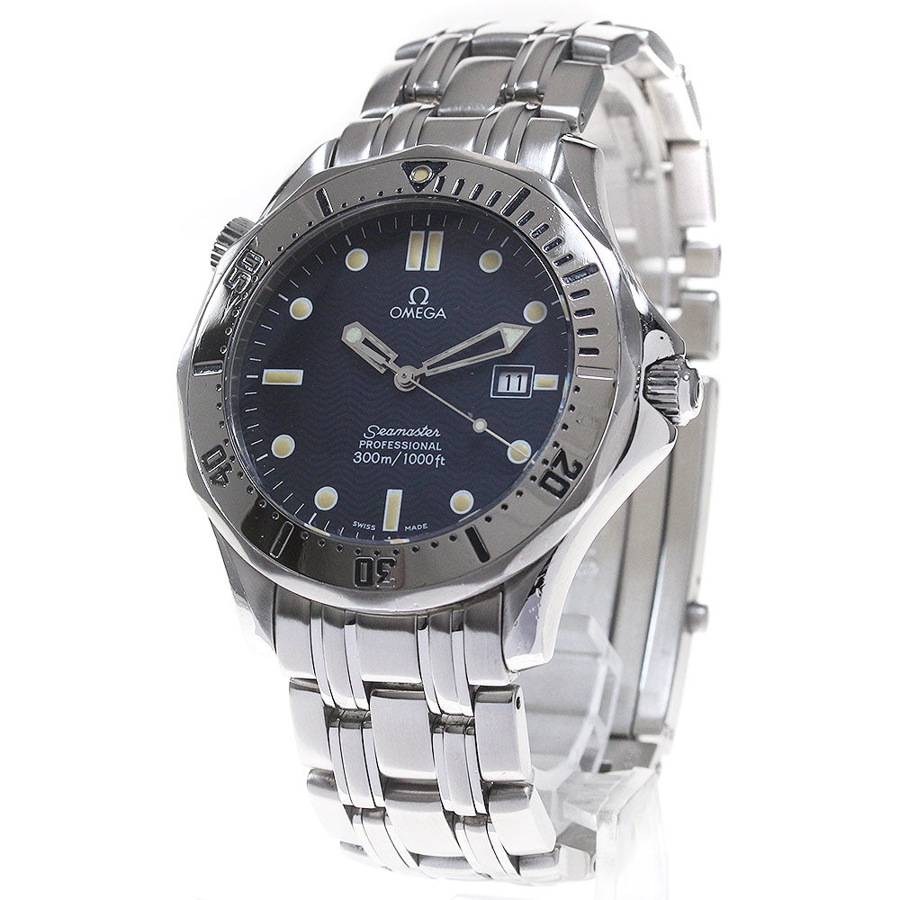 OMEGA Seamaster300 Professional 2542.80 Date Navy Dial Quartz Men's Watch_847643