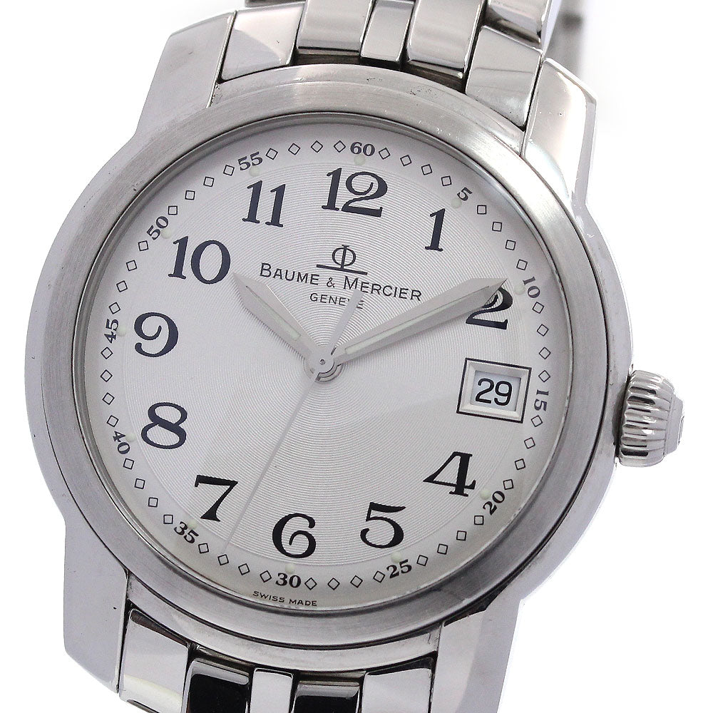 Baume & Mercier Cape Land MV045214 Date Silver Dial Quartz Men's Watch_847687