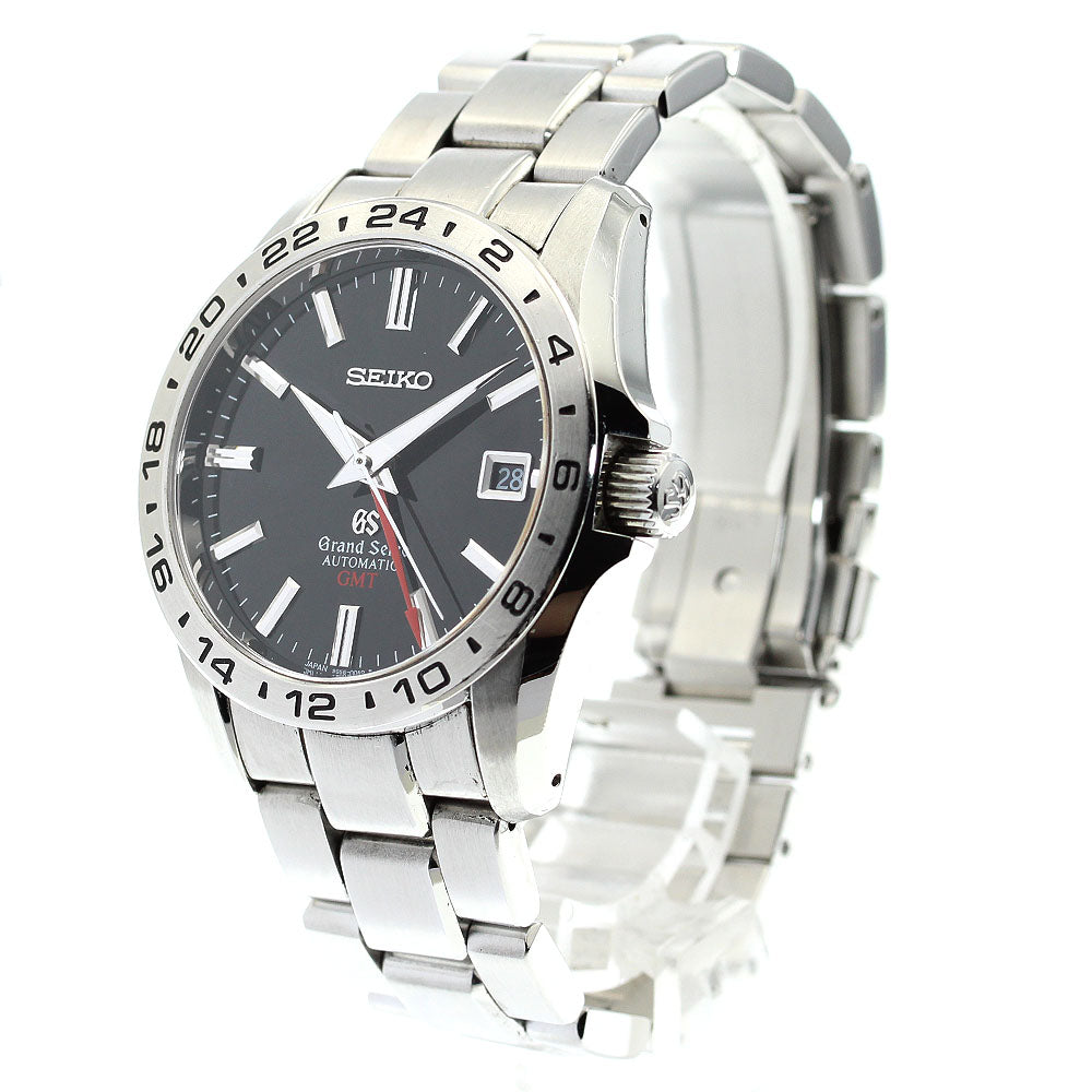 SEIKO Grand Seiko SBGM001/9S56-00A0 GMT Black Dial Automatic Men's Watch_847767