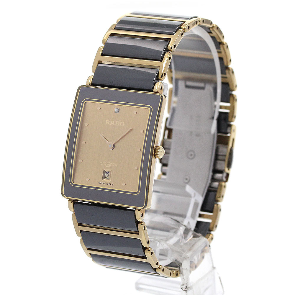 RADO Diastar 160.0281.3 1P diamond gold Dial Quartz Boy's Watch_847786