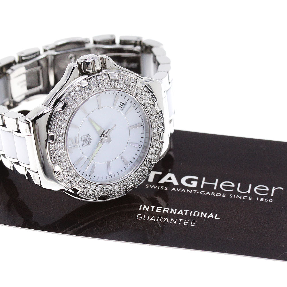 TAG HEUER Formula 1 WAH1215.BA0861 Diamond Bezel white Dial Quartz Ladies_847807