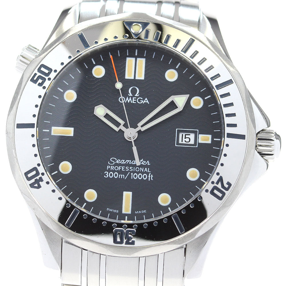 OMEGA Seamaster300 Professional 2542.80 Date Navy Dial Quartz Men's Watch_847812