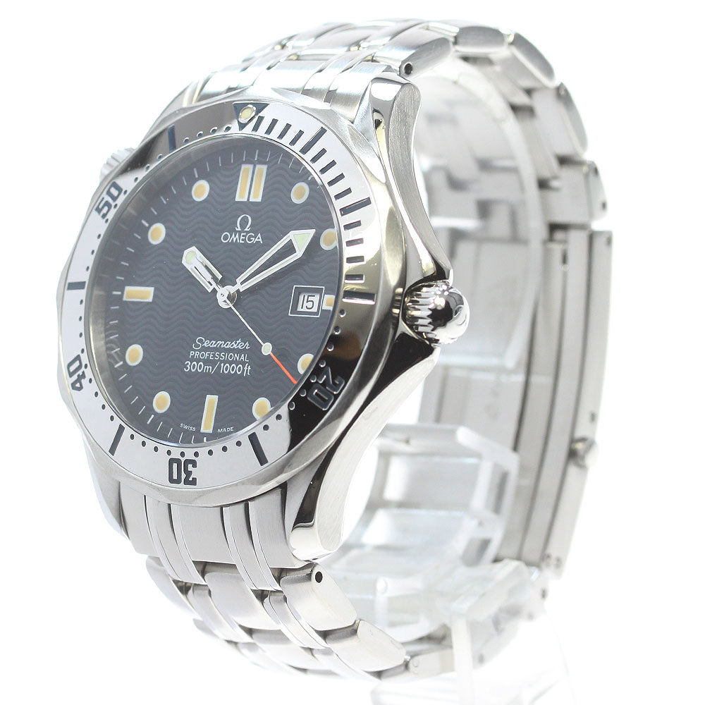 OMEGA Seamaster300 Professional 2542.80 Date Navy Dial Quartz Men's Watch_847812