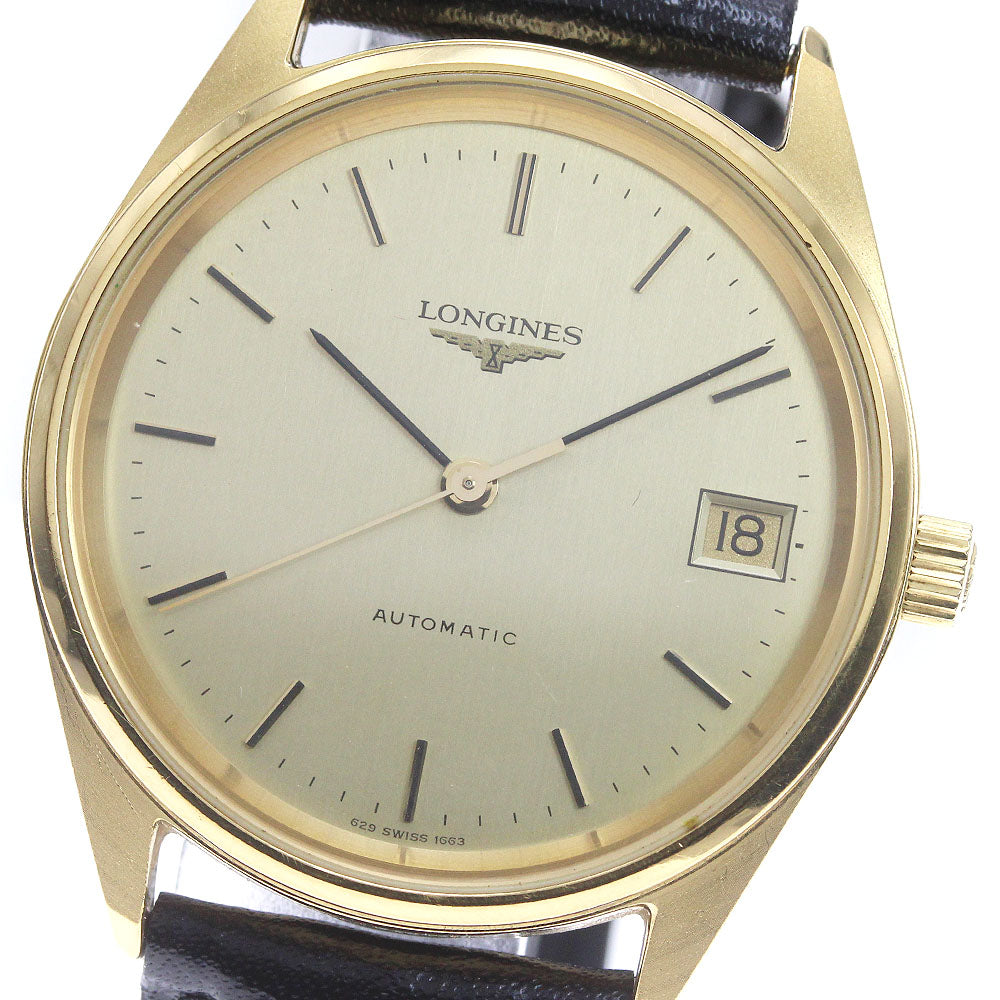 LONGINES Vintage date Gold Dial Automatic Men's Watch_847823