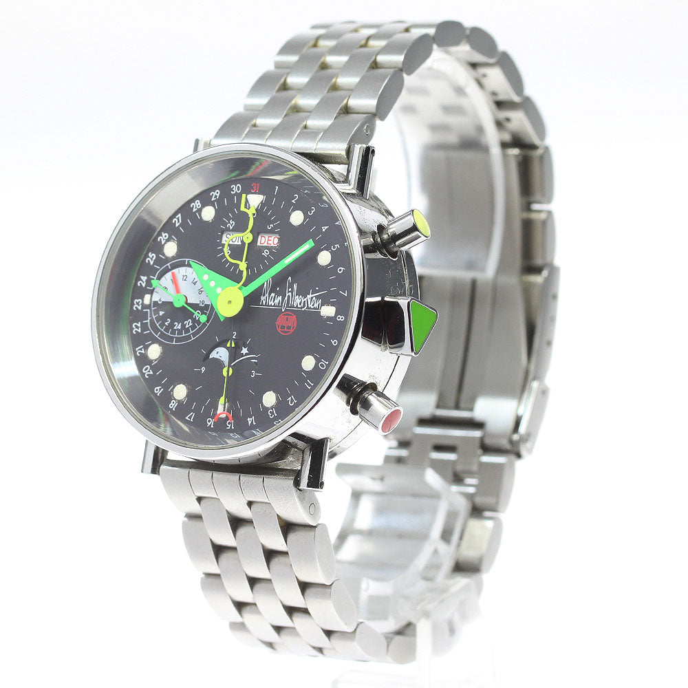 Alain Silberstein KRONO 2 Triple calendar Black Dial Automatic Men's _847841