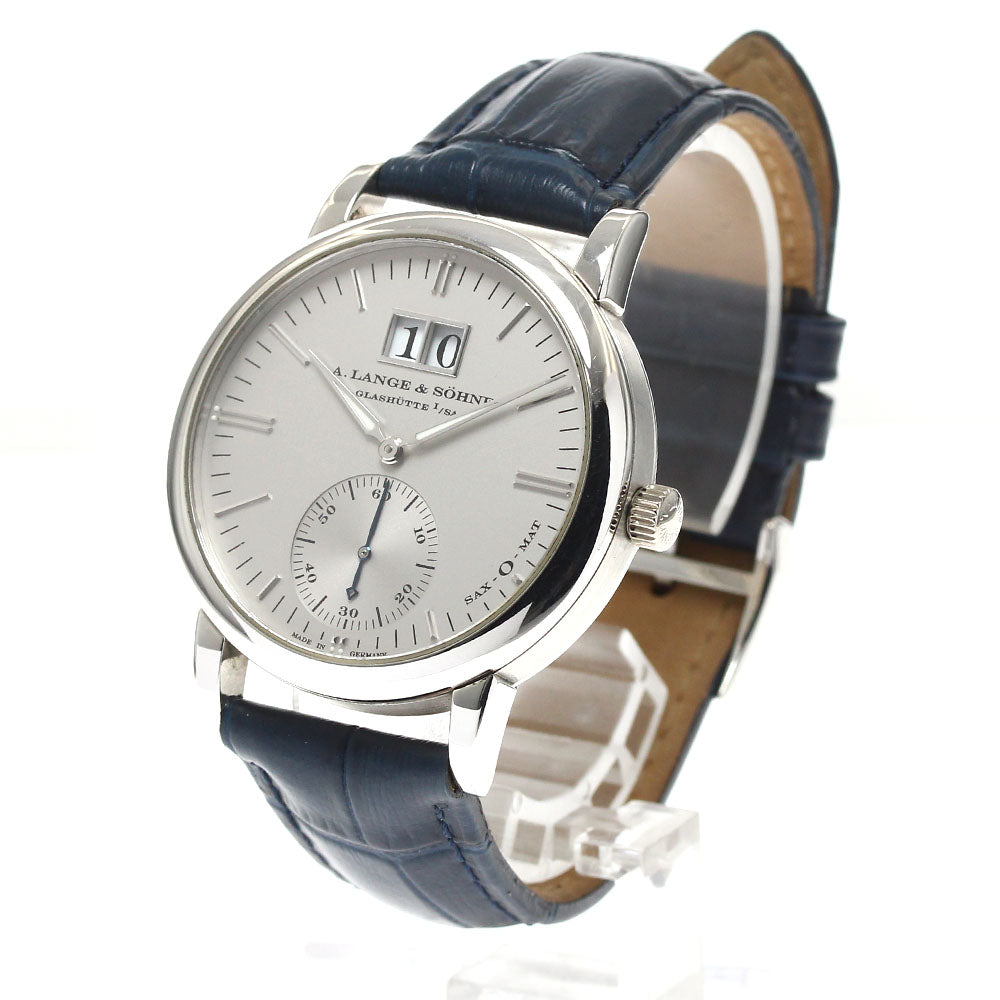 A.LANGE＆SOHNE Langematik Date 308.025/LS3082AA PT950 Silver Dial Automatic Men's Watch_847873