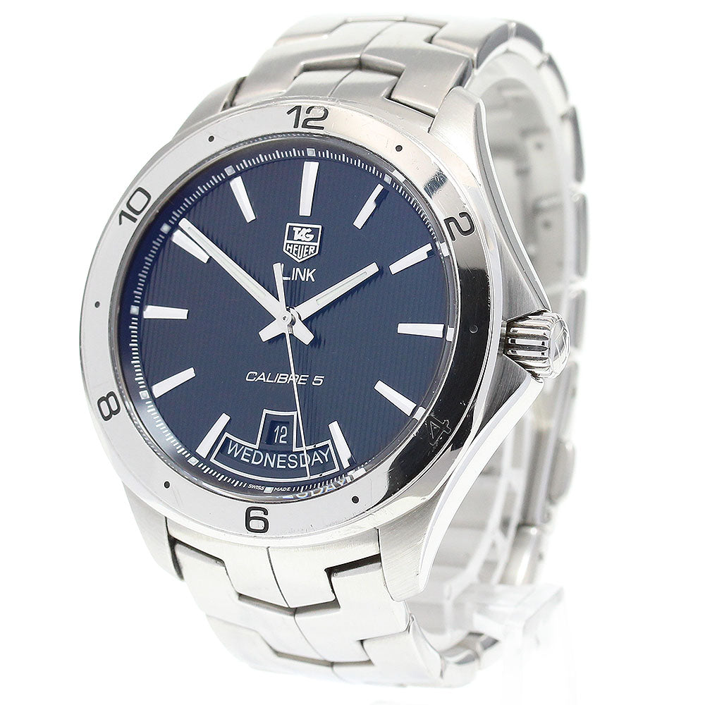 TAG HEUER Link WAT2010-0 Caliber 5 day date Black Dial Automatic Men's_847880