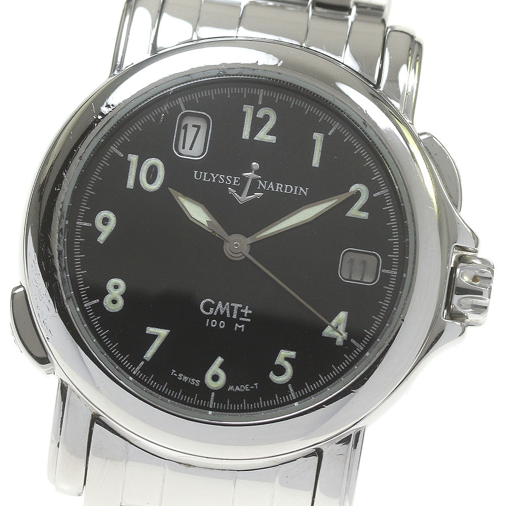 Ulysse Nardin San Marco 203-22 GMT date black Dial Automatic Men's Watch_847912