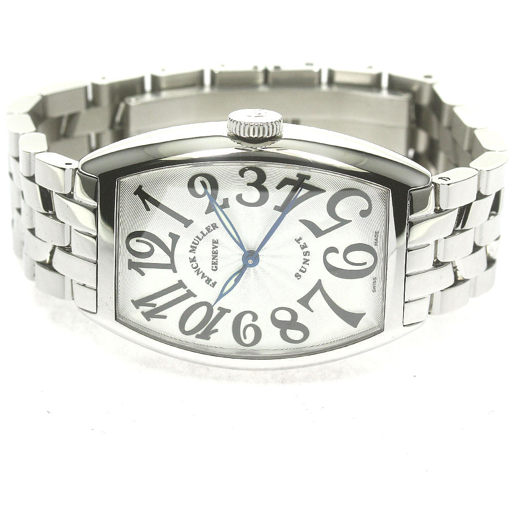 FRANCK MULLER Tonneau Curvex Sunset 5850SC Silver Dial Automatic Men's_847915