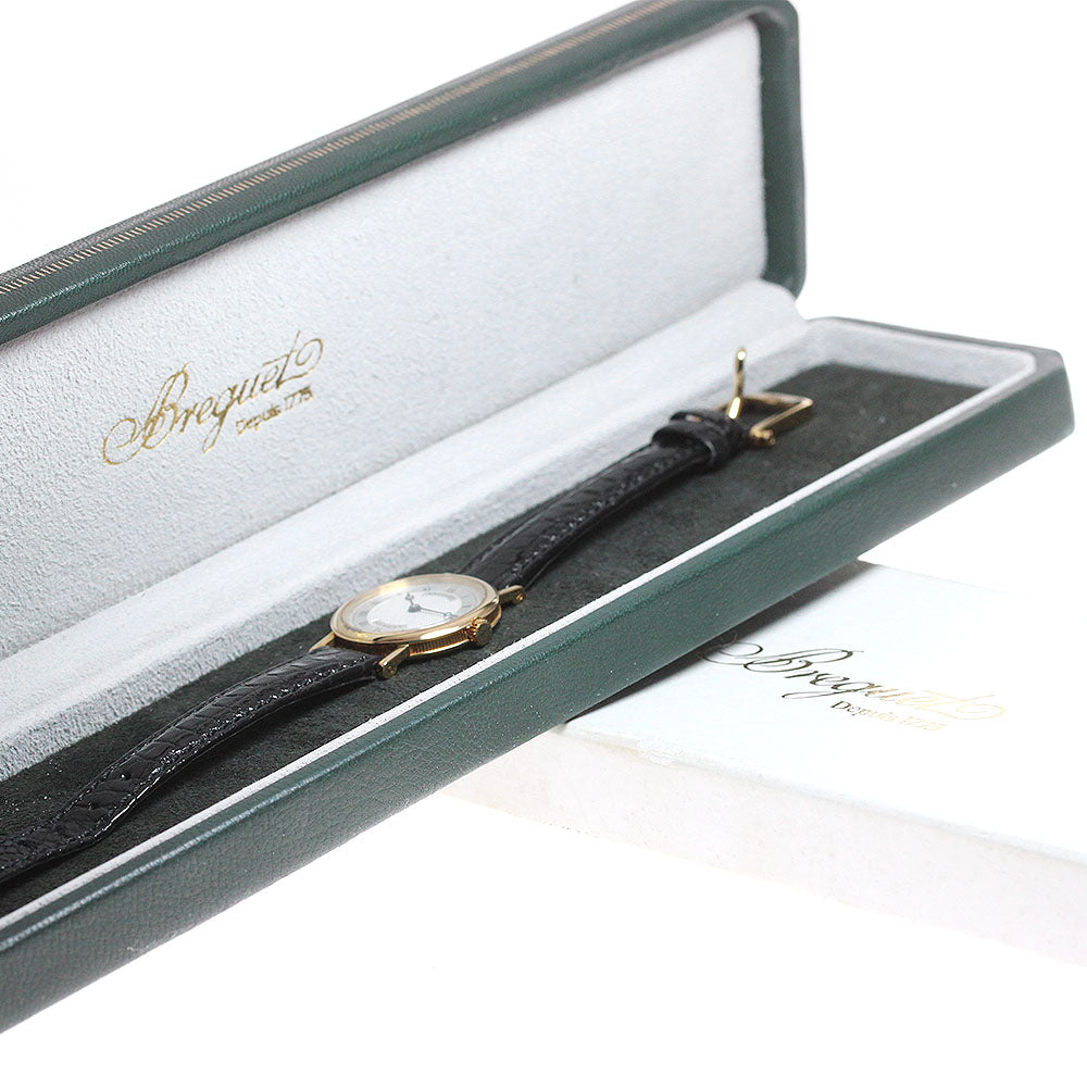 Breguet Classic 8550 18K Yellow Gold Silver Dial Hand Winding Ladies Watch_847930