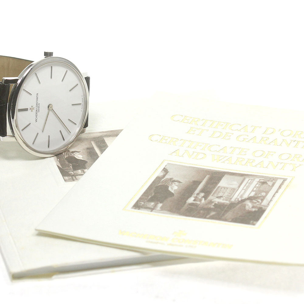 VACHERON CONSTANTIN Patrimony Ultra Slim 31160/000G K18WG Cal.1132.2 white Dial Hand Winding Men's Watch_847937