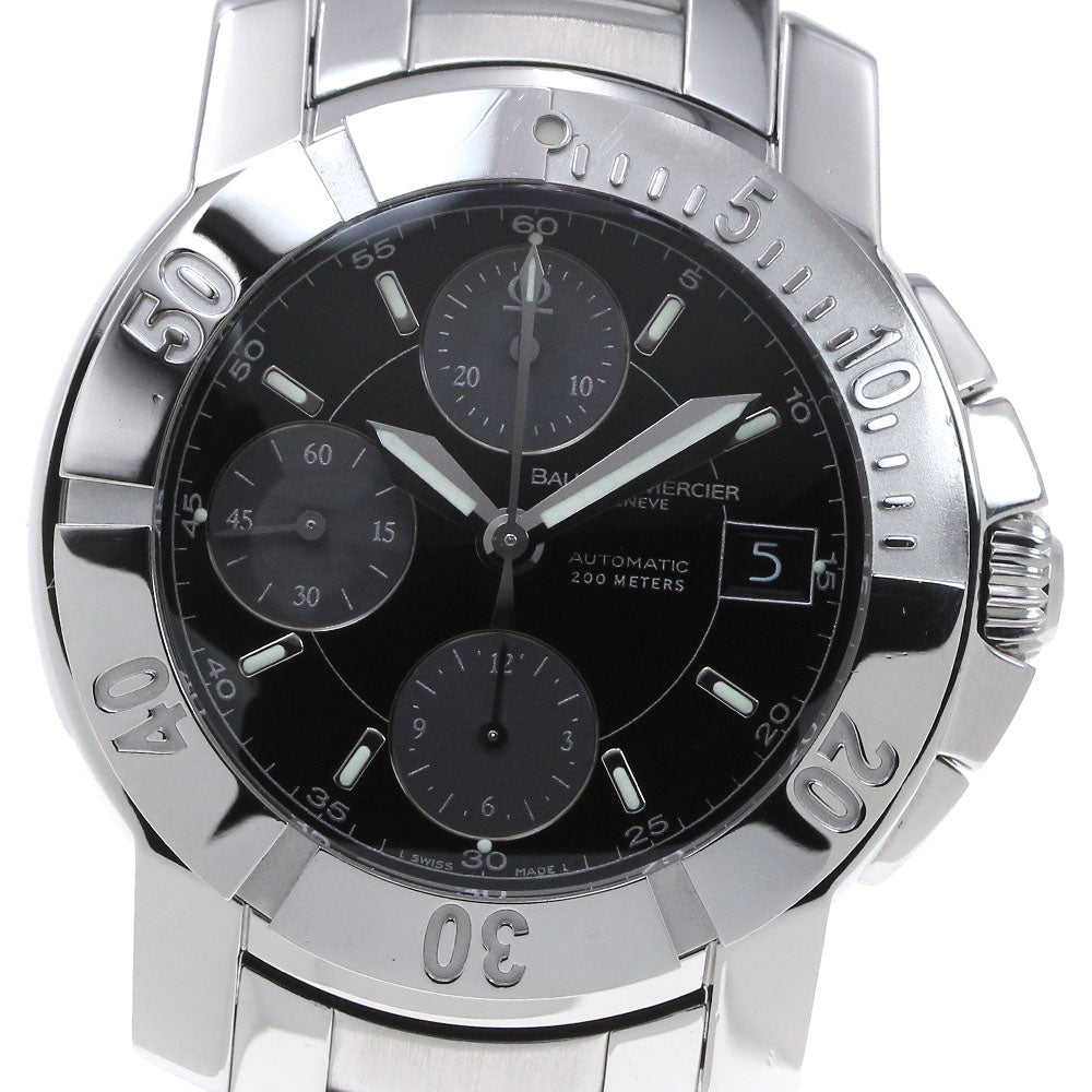Baume & Mercier Cape Land 65352 Chronograph Black Dial Automatic Men's_847971