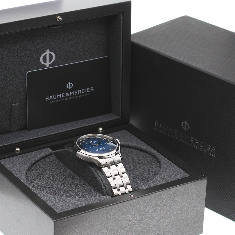 Baume & Mercier Clifton Bomatic MOA10468 Date blue Dial Automatic Men's_847989