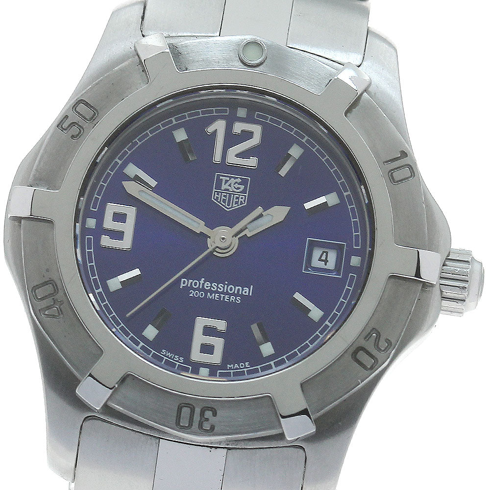 TAG HEUER Professional 200 m WN1312-0 Date blue Dial Quartz Ladies Watch_847992