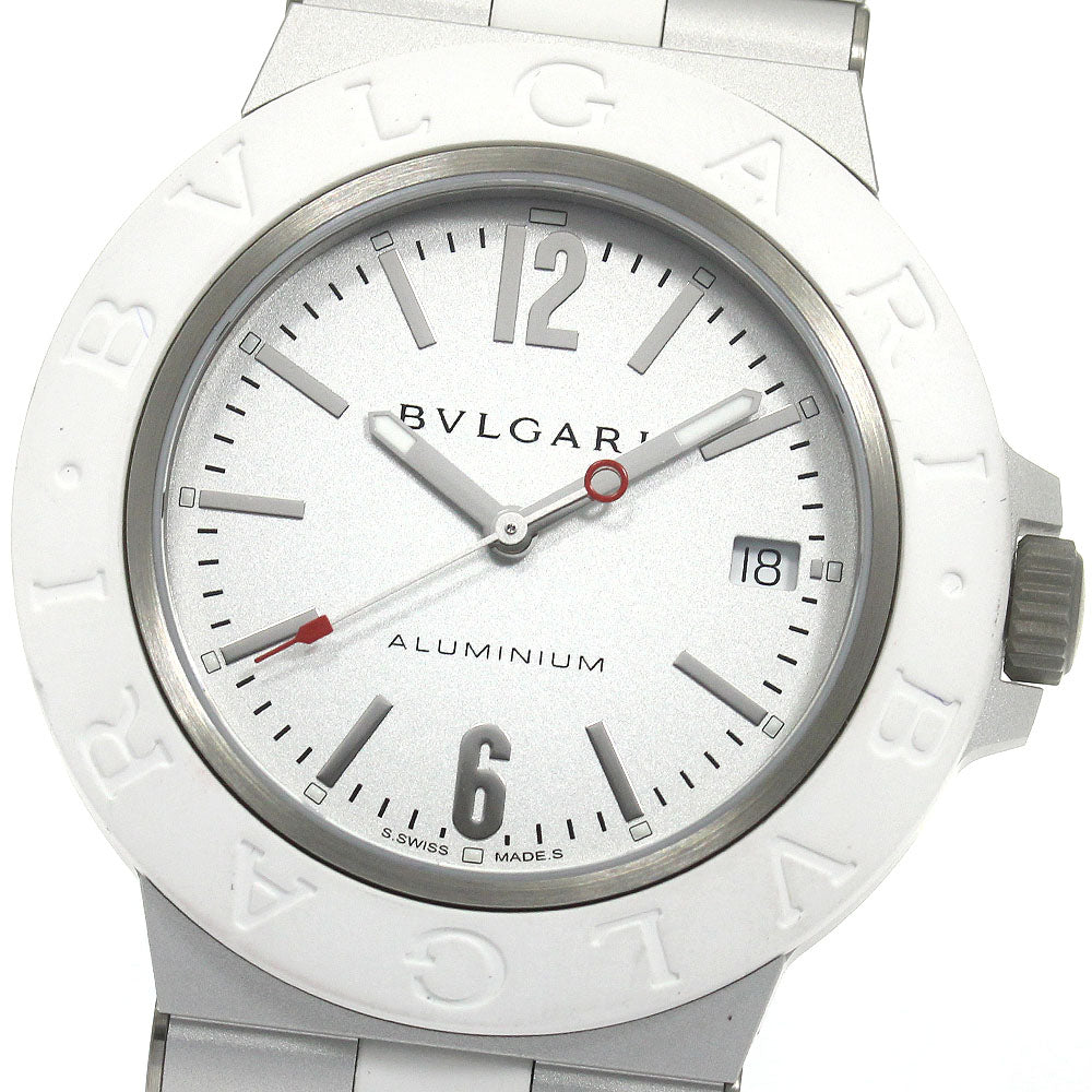 BVLGARI Aluminum BB40AT/103964 1000 limited Silver Dial Automatic Men's_848029